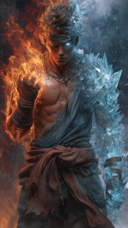 The Elemental Duelist: A Warrior Torn Between Fire and Ice