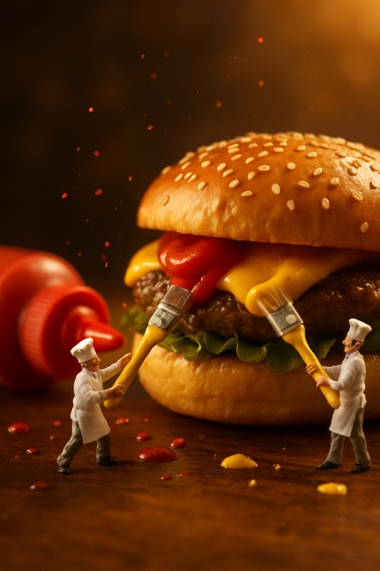 Tiny World's Biggest Burger Build!