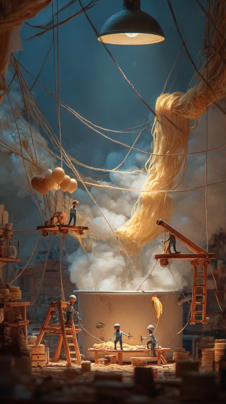 Tiny Humans Crafting a Kitchen Adventure with Creative Machinery